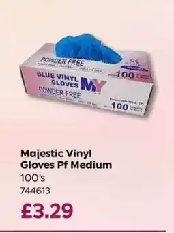 Bestway Majestic Vinyl Gloves Pf Medium offer