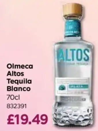 Bestway Olmeca Altos Tequila Blanco offer