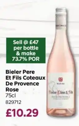 Bestway Bieler Pere Et Fils Coteaux De Provence Rose offer