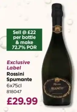 Bestway Rossini Spumante offer