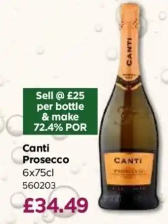 Bestway Canti Prosecco offer