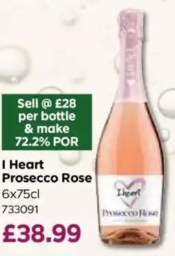 Bestway I Heart Prosecco Rose offer
