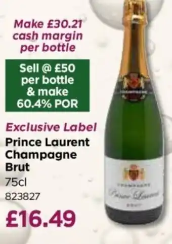 Bestway Prince Laurent Champagne Brut offer