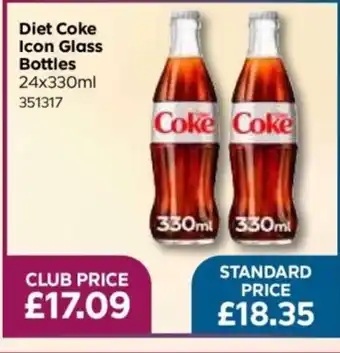 Bestway Diet Coke Icon Glass Bottles offer