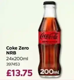 Bestway Coke Zero NRB offer