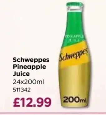Bestway Schweppes Pineapple Juice offer