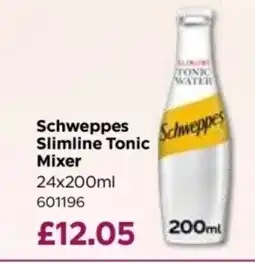 Bestway Schweppes Slimline Tonic Mixer offer
