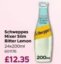 Bestway Schweppes Mixer Slim Bitter Lemon offer