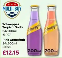Bestway Schweppes Tropical Soda offer