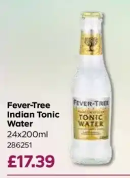 Bestway Fever-Tree Indian Tonic Water offer