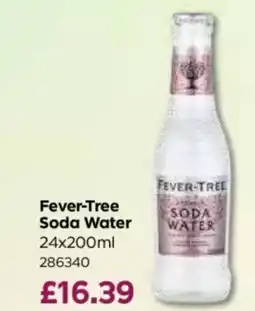 Bestway Fever-Tree Soda Water offer