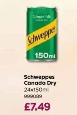 Bestway Schweppes Canada Dry offer