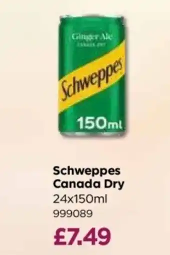 Bestway Schweppes Canada Dry offer