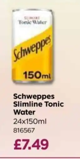 Bestway Schweppes Slimline Tonic Water offer