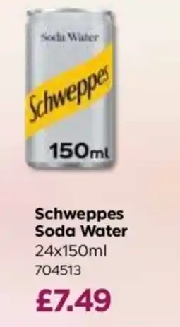 Bestway Schweppes Soda Water offer