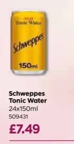 Bestway Schweppes Tonic Water offer
