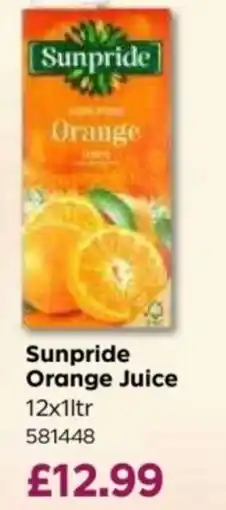 Bestway Sunpride Orange Juice offer