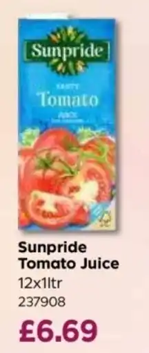 Bestway Sunpride Tomato Juice offer