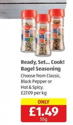 Aldi Ready, Set... Cook! Bagel Seasoning offer