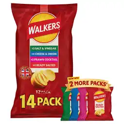 Iceland Walkers Classic Variety Multipack Crisps 14x25g offer