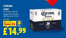 Lidl CORONA Lager offer