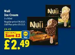 Lidl NUII Ice Cream offer
