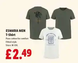 Lidl ESMARA MEN T-Shirt offer
