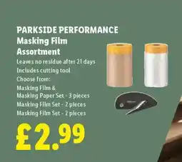 Lidl PARKSIDE PERFORMANCE Masking Film Assortment offer