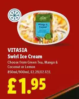 Lidl VITASIA Swirl Ice Cream offer