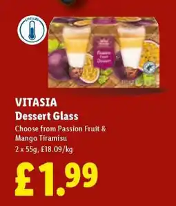 Lidl VITASIA Dessert Glass offer
