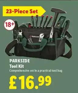Lidl Parkside Tool Kit offer