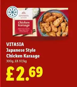 Lidl VITASIA Japanese Style Chicken Karaage offer