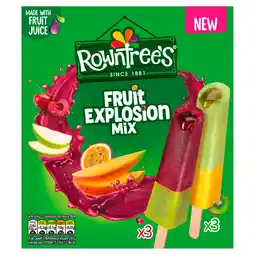Iceland Rowntree's Fruit Explosion Mix 6 x 42 ml (252ml) offer