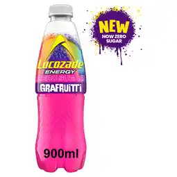 Iceland Lucozade Energy Zero Sugar Drink Grafruitti 900ml offer