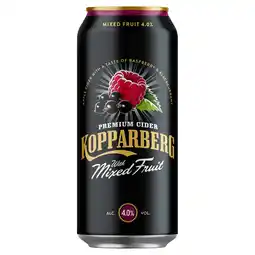 Iceland Kopparberg Premium Cider with Mixed Fruit 500ml offer