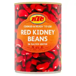 Iceland KTC Red Kidney Beans in Salted Water 400g offer