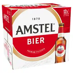Iceland Amstel Beer Premium Bavarian Pilsener Style Lager 3.4% Bottles 12x330ml offer