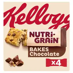 Iceland Kellogg's Nutri-Grain Bakes Chocolate Snack Bars 4x45g offer
