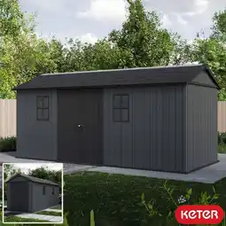 Costco Keter Newton Plus 17ft 6 x 7ft 6 (5.3 x 2.3m) Storage Shed in 2 Configurations offer