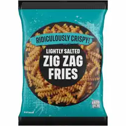 Iceland Iceland Lightly Salted Zig Zag Fries 900g offer
