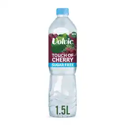 Iceland Volvic Touch of Fruit Sugar Free Cherry Natural Flavoured Water 1.5L offer
