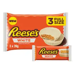 Iceland Reese's White Peanut Butter 2 Cups 39g x 3 Multipack 118g offer