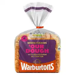 Iceland Warburtons Seeds & Grains Our Dough 400g offer