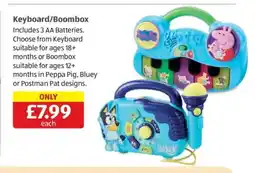 Aldi Keyboard/Boombox offer