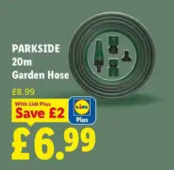 Lidl PARKSIDE 20m Garden Hose offer