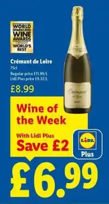 Lidl Crémant de Loire offer
