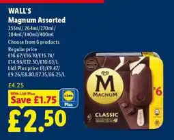 Lidl WALL’S Magnum Assorted offer