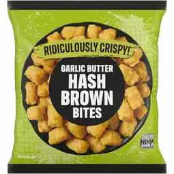 Iceland Iceland Ridiculously Crispy Garlic Butter Hash Brown Bites 700g offer