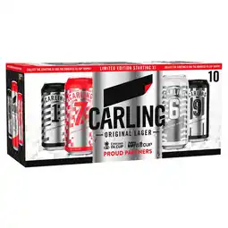 Iceland Carling Original Lager Beer Can 10 x 440ml offer