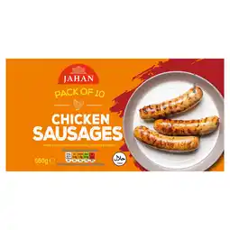 Iceland Jahan 10 Chicken Sausages 560g offer
